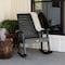 Highwood Usa Weatherly Rocking Chair Outdoor Furniture for Patio, Backyard, Garden AD-RKCH2-BKE - alternate 3